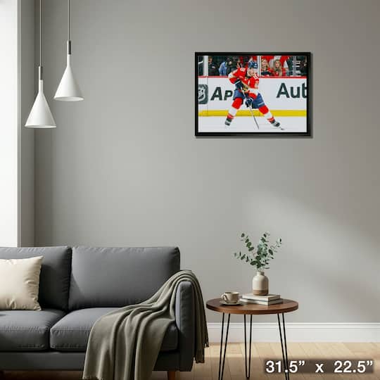 Matthew Tkachuk 20" x 29" Framed Canvas Panthers 31.5" x 22.5"
